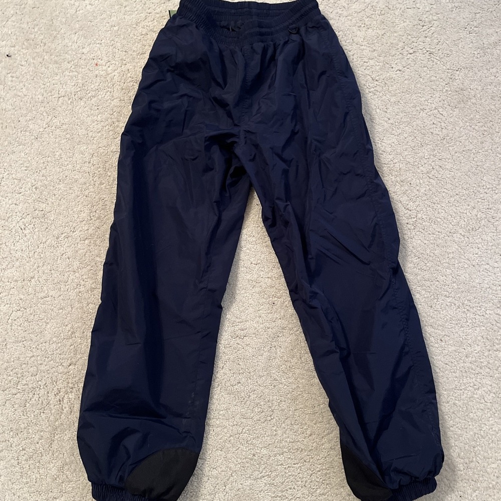 Vintage 90s Columbia Snow Pants Navy Puffer Nylon Winter Ski Snowboard
